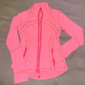 Define Lululemon Jacket. Bright Pink. Size 6